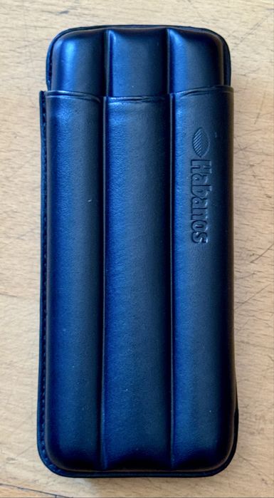 Porta charutos Habanos em couro