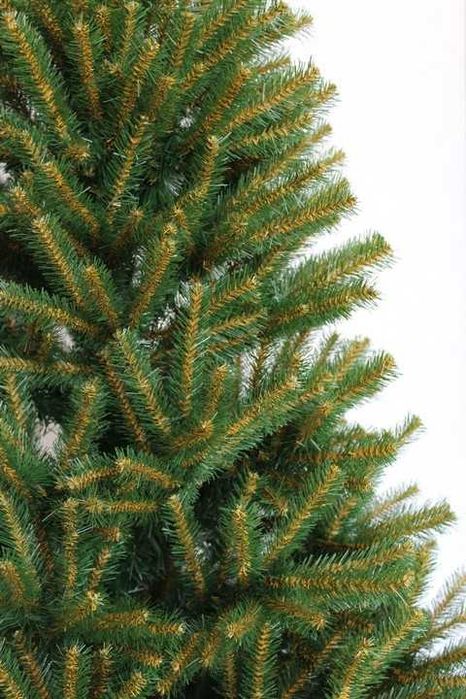 Choinka sztuczna zielona naturalna gęsta świerk 220 cm ze stojakiem