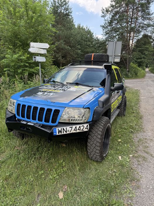 Jeep Grand Cherokee WJ 4.7 LPG snorkel opony 32” stalowe zderzaki