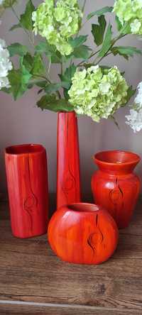 Kolekcja wazonów i osłonek ceramicznych