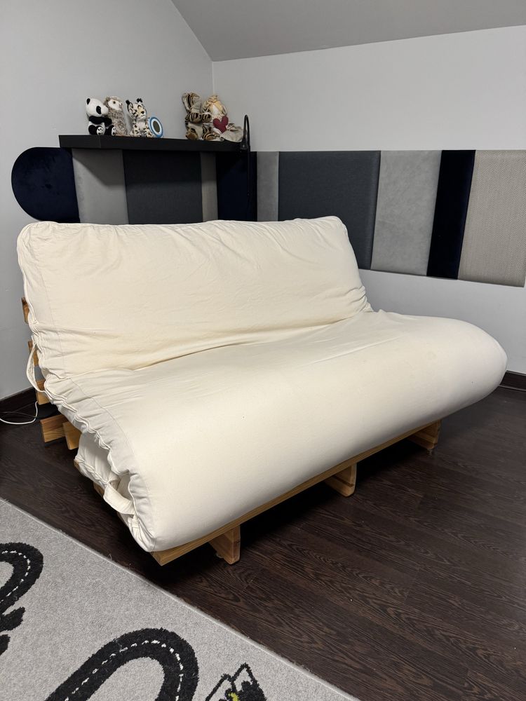 Łóżko - stelaż+materac Futon 140x200