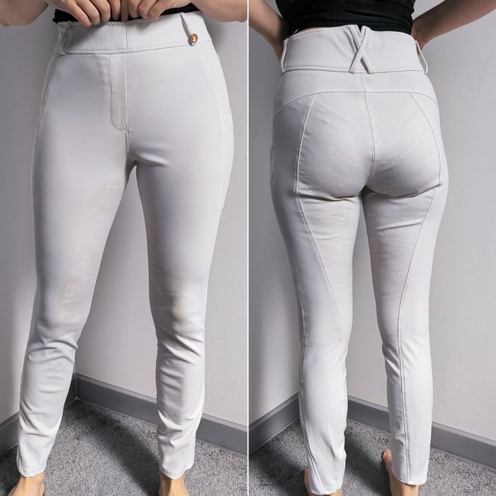 Breginsy Bryczesy montar 38 M  40 L pełny silikon