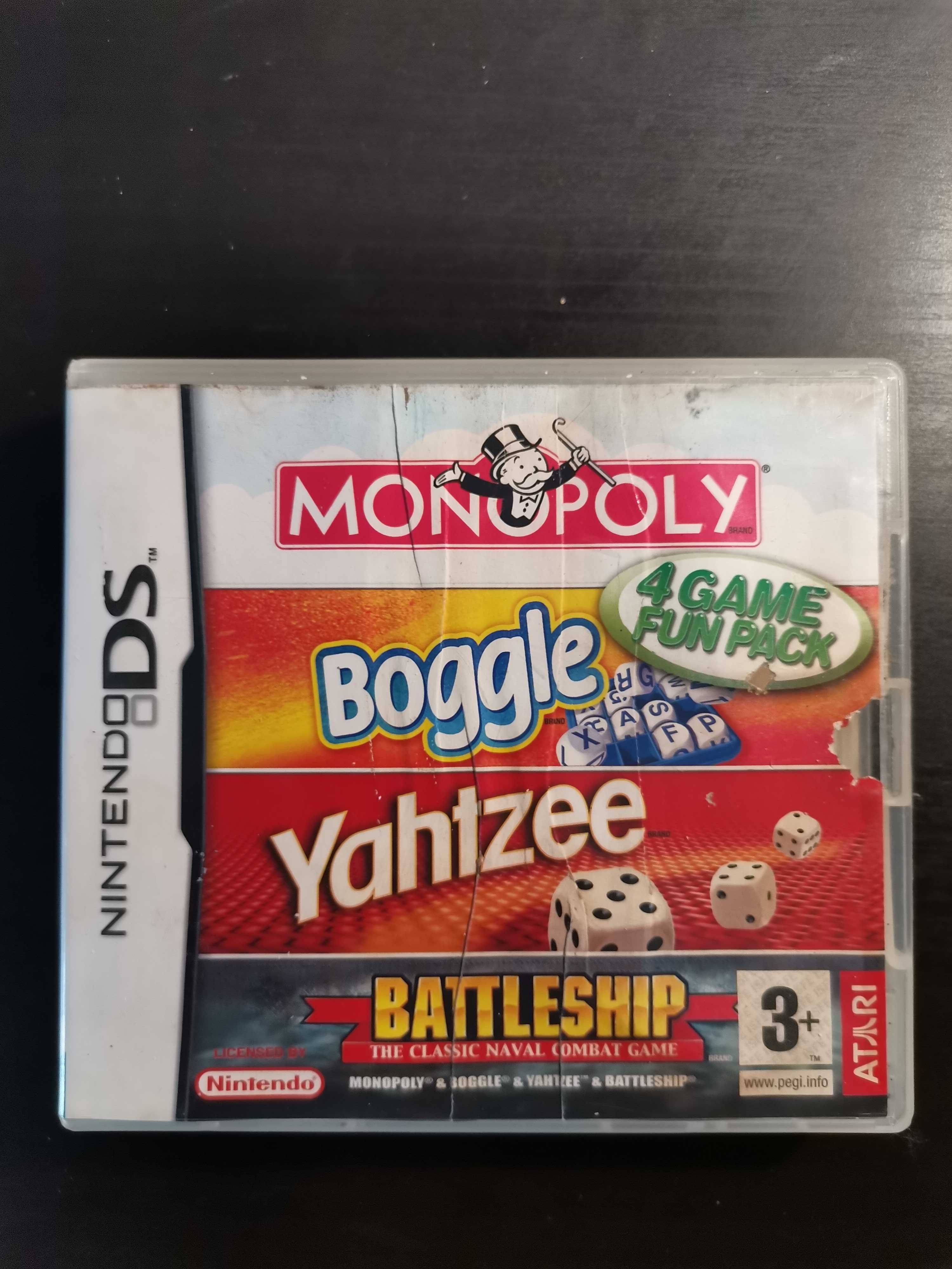 Jogo 4 Game Fun Pack (Monopoly + 3 games) (Nintendo DS)