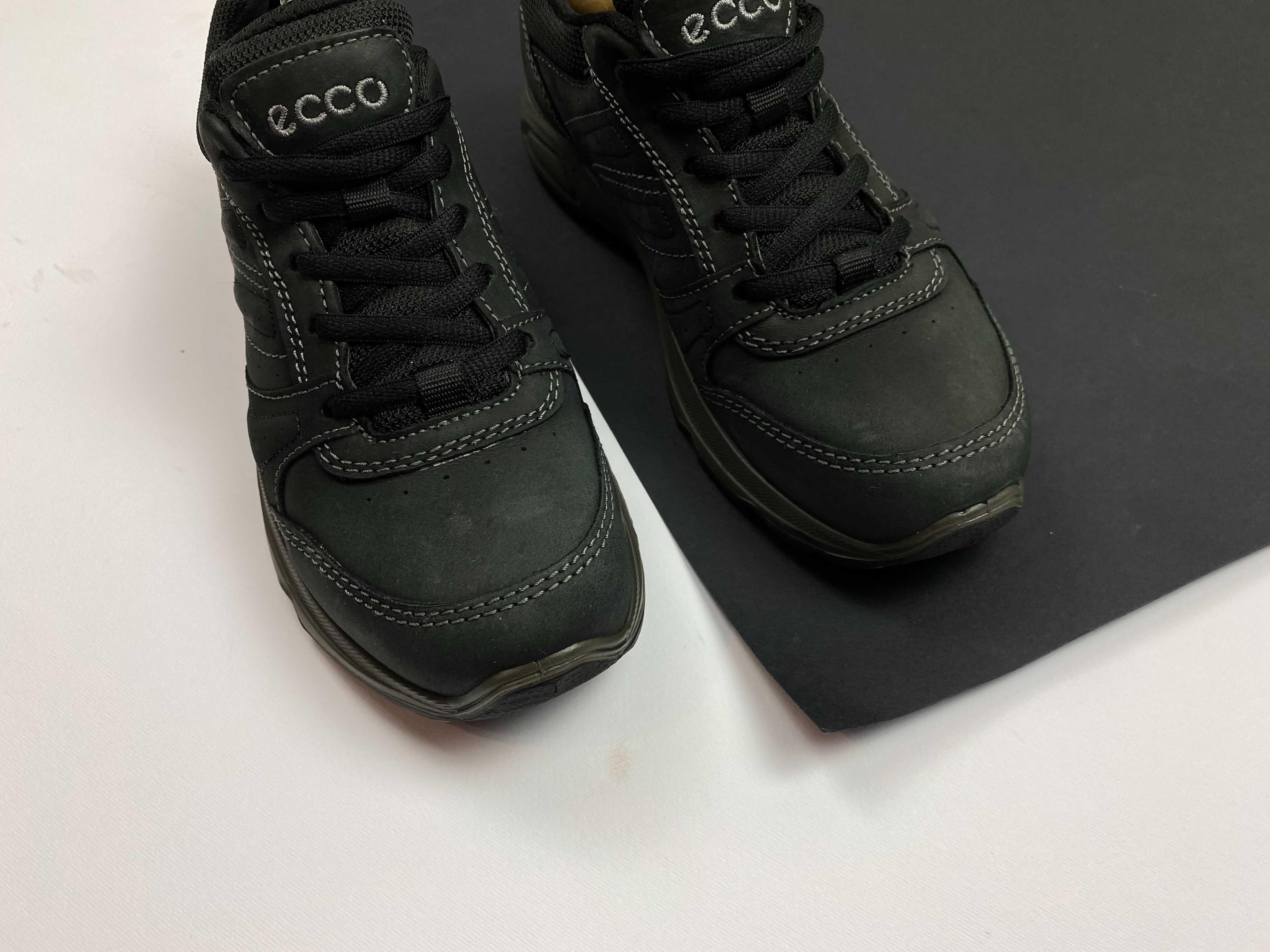 Кроссовки Ecco Original черные 36-37р кожаные