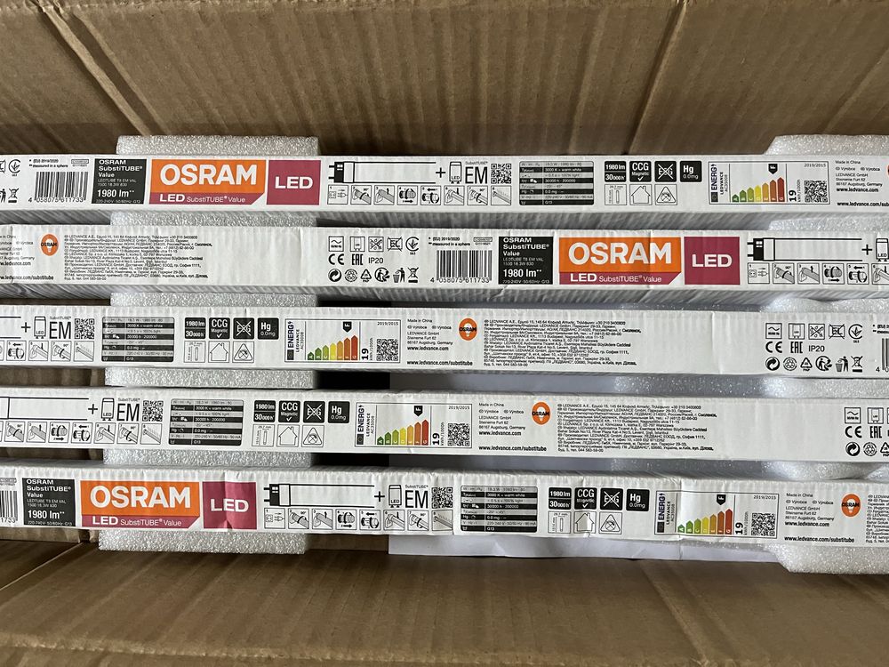 Lâmpada tubular LED OSRAM
