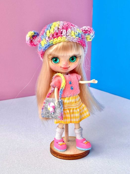 Lalka Petite Blythe custom ooak doll repaint nowa