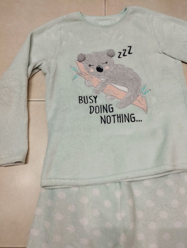 Pijama Verde Água Primark