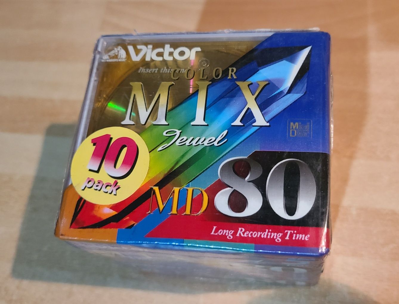 Редкие японские мини-диски VICTOR Color Mix JEWEL Box (80мин) MiniDisc