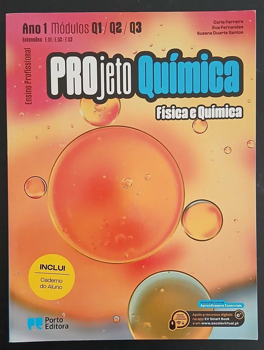 PROjeto Química - Física/Química - Q1,Q2,Q3 (Ano 1) - Ens.Profissional