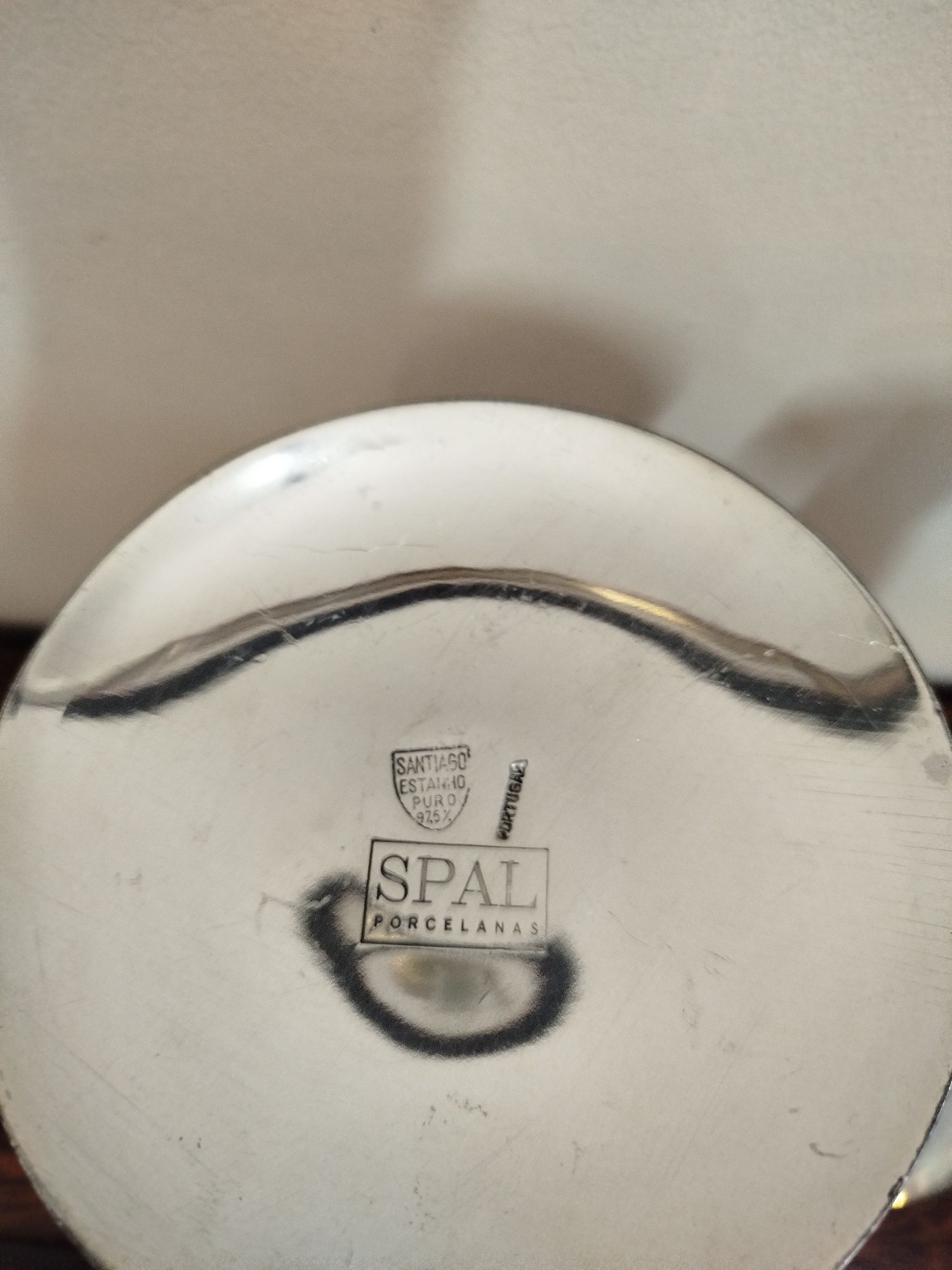 Porta Velas Estanho/Spal