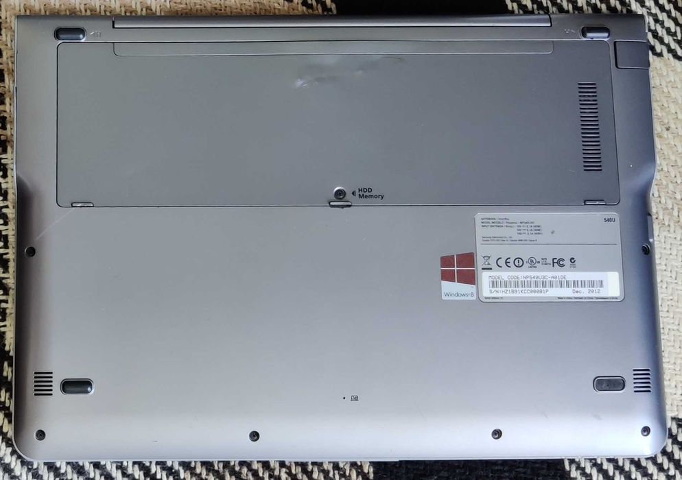 Ультрабук Samsung NP-540U, сенсорний екран, Core i5, ram8Gb, ssd160Gb.