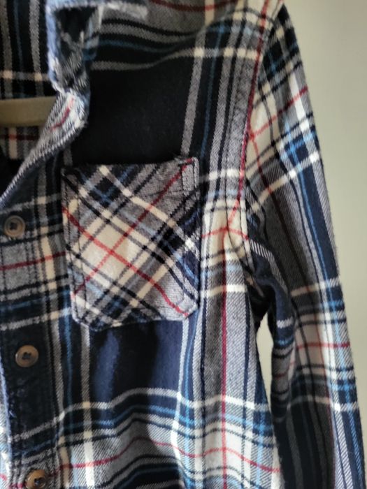 Koszula w kratę flanelowa