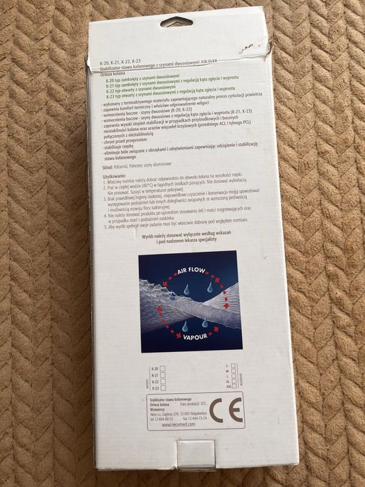 Orteza stawu kolanowego, stabilizator stawu Neox