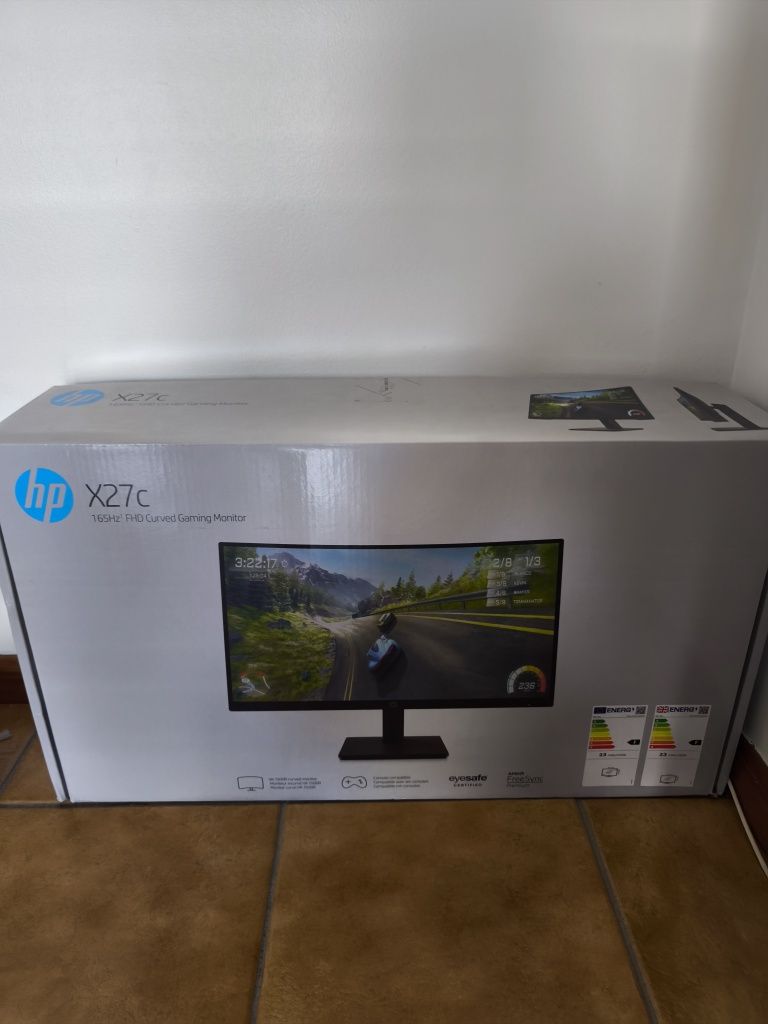 Monitor gaming HP X27c curvo