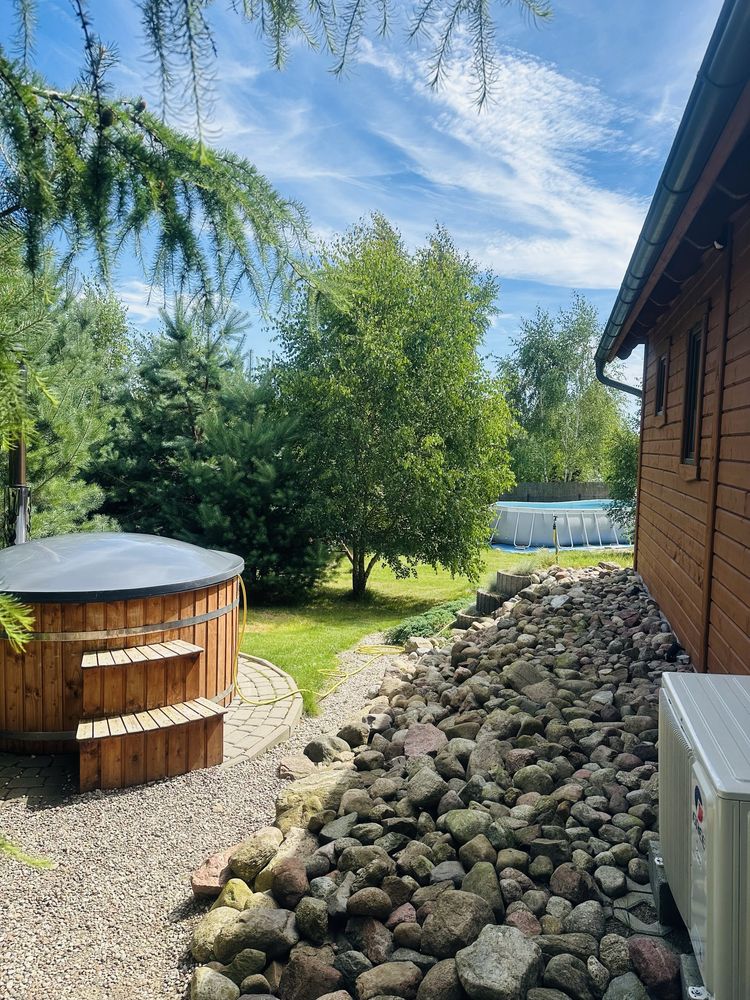 Wakacje na Kaszubach balia, basen, sauna, ognisko, klimatyzacja