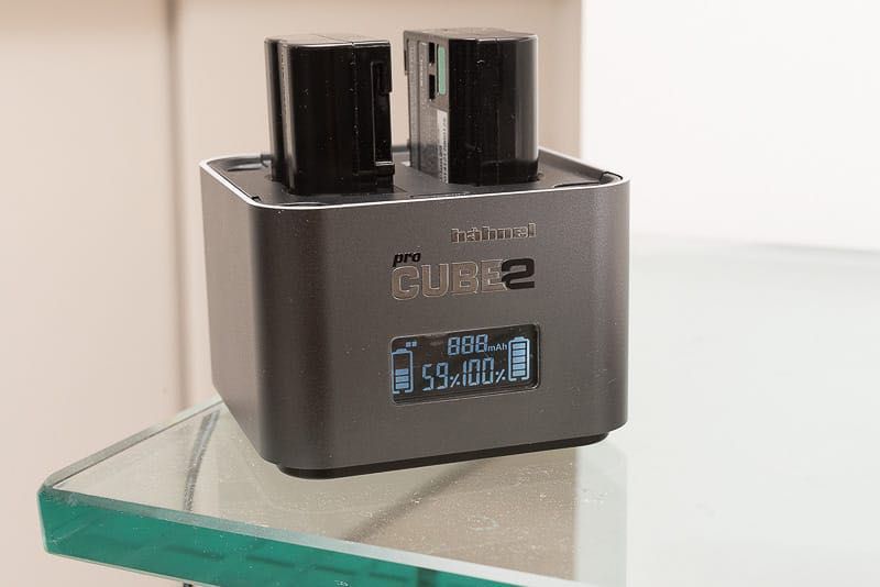 Carregador Hannel Cube Pro 2 + Carregador Duplo Pantona + 3 Baterias