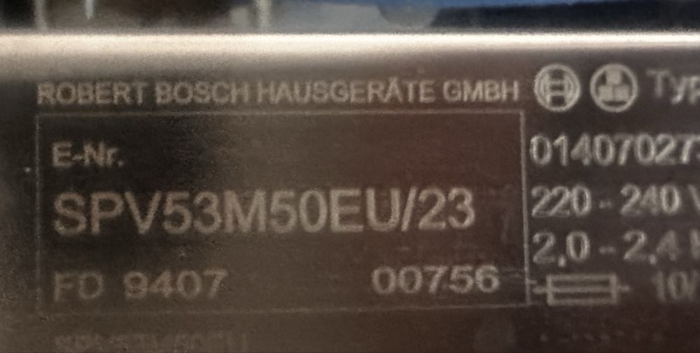 Zmywarka 45cm  BOSCH SPV53M50EU/23