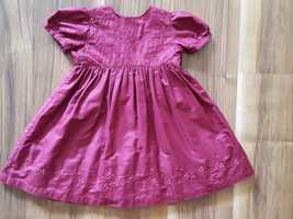 Святкова сукня Нарядное платье H&M пурпур 2-4