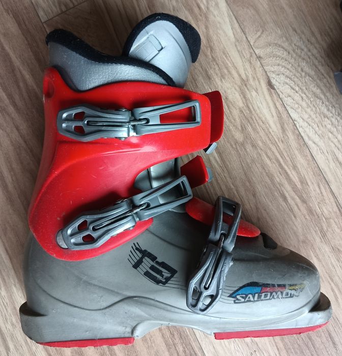 Narty zjazdowe 123cm Elan buty rozmiar 39 dla dziecka 8-10 lat zestaw