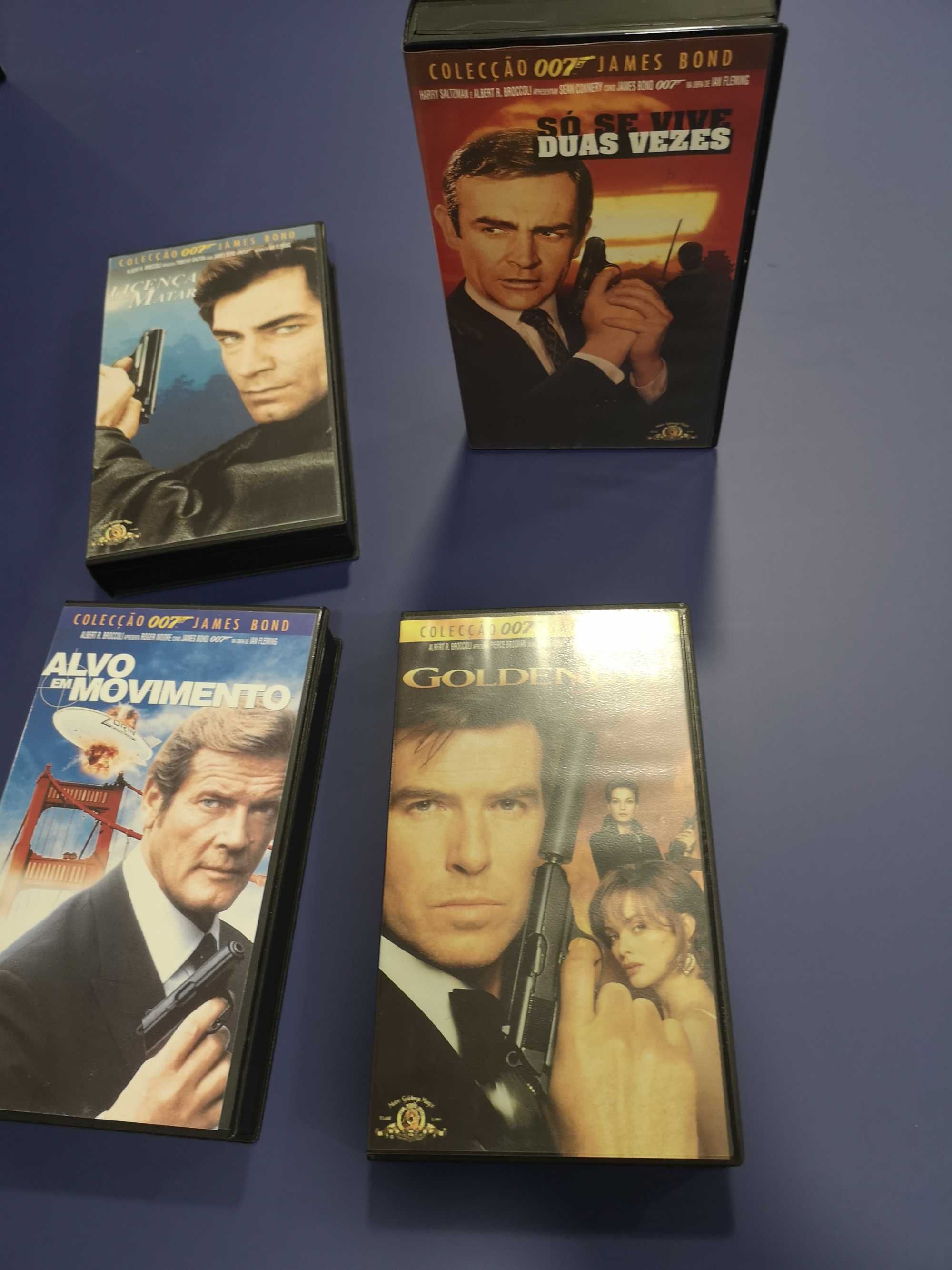 Coleção James Bond em VHS