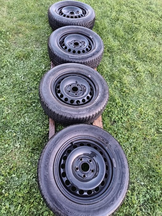 Koła opony zimowe r16 195/65 rozstaw 5x112 felgi audi