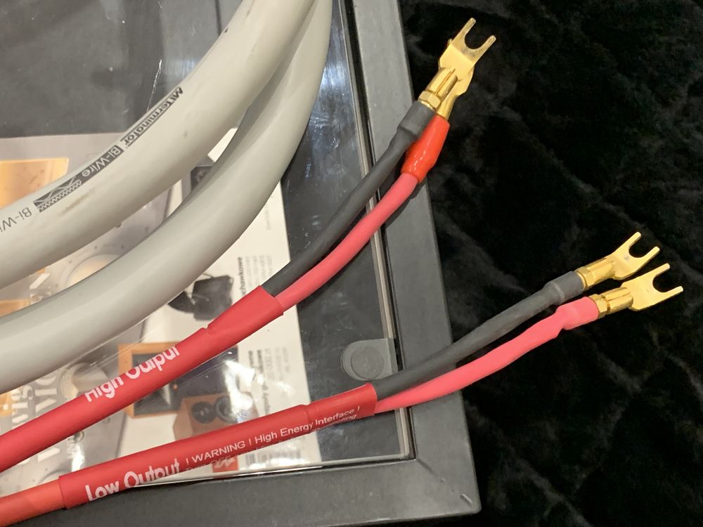 Kable głośnikowe Hi-End MIT Terminator 2 Bi-Wire 2x3m Stan Idealny