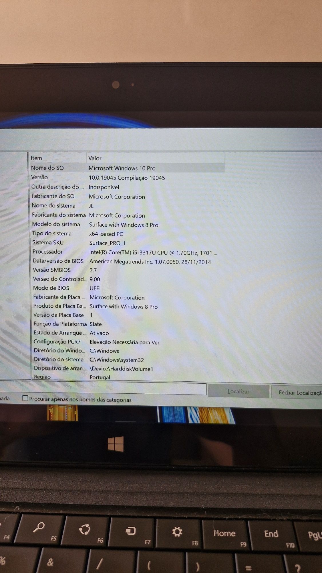 Vendo MICROSOFT SURFACE PRO 1st Gen