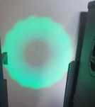 Projector de luz com cores . Dj