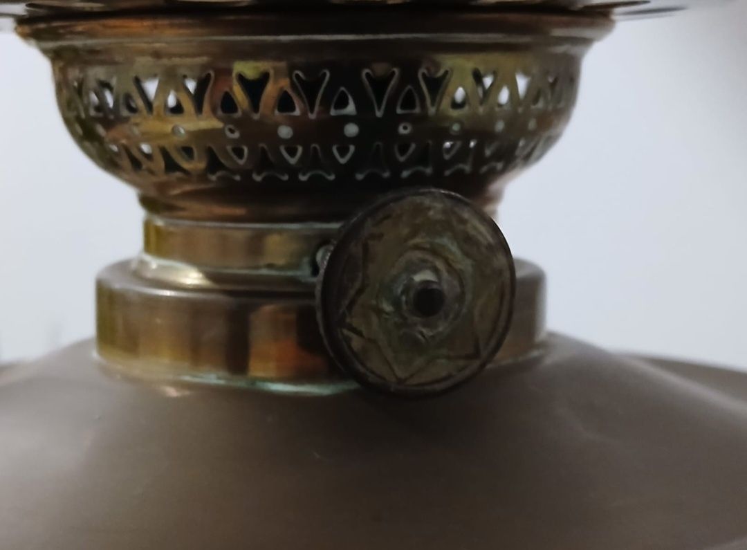 Lampa olejna, naftowa, antyk