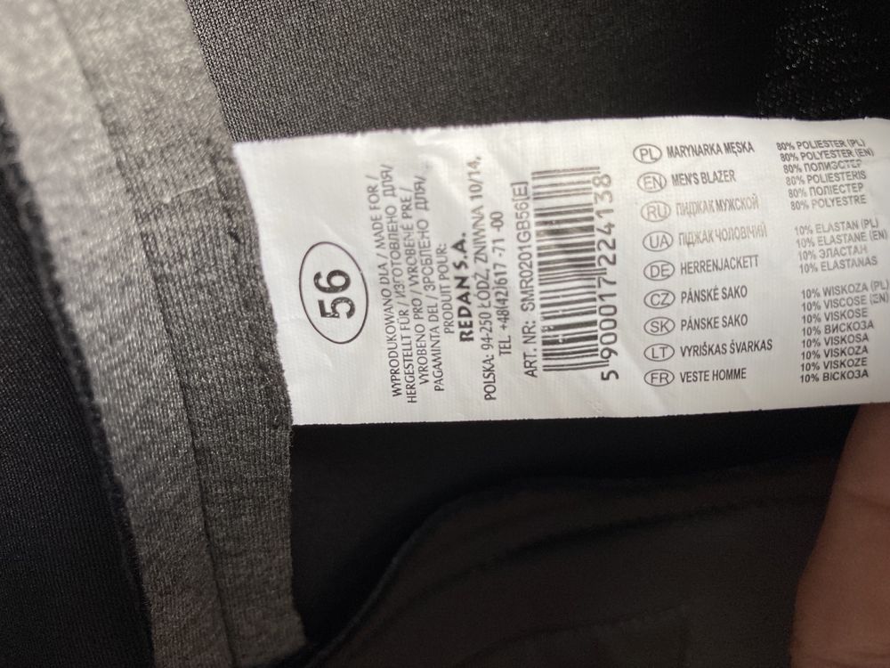 Nowa kurtka marynarka  Top Secret rozm. 56 4xxl 8xl