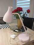 Lampka na biurko Ikea Snoig 24v 3,4W różowa