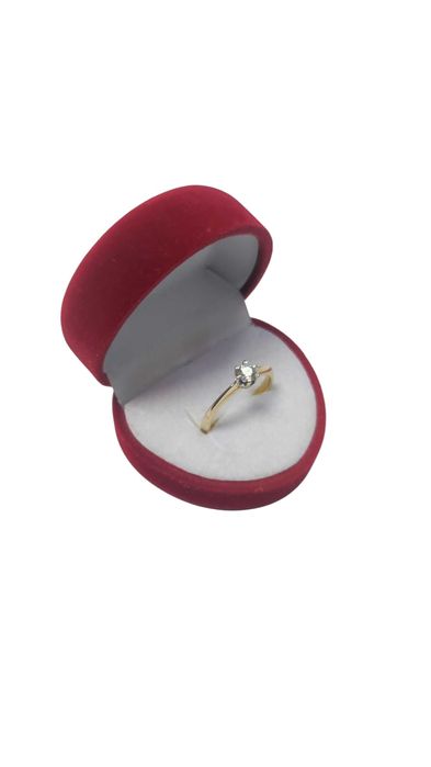 Złoty Pierścionek z Cyrkonią 585 2,6g Rozmiar 14 h5