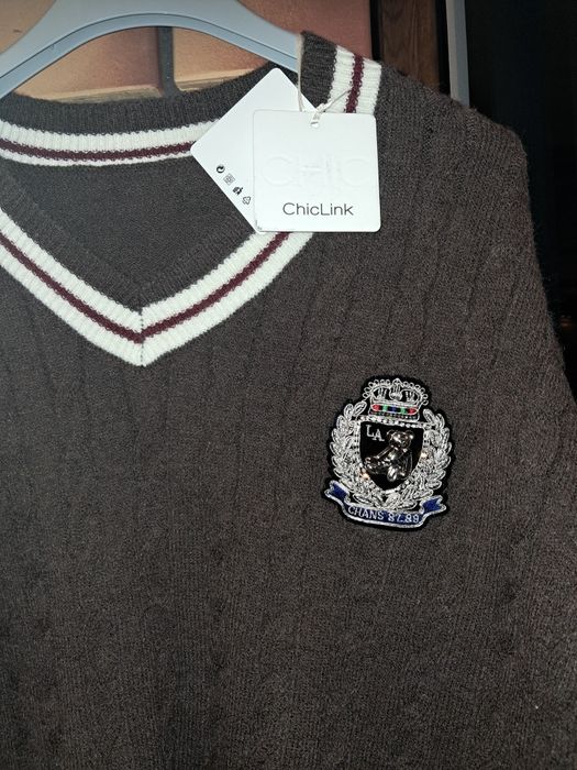 Sweterek czekolada herb miś