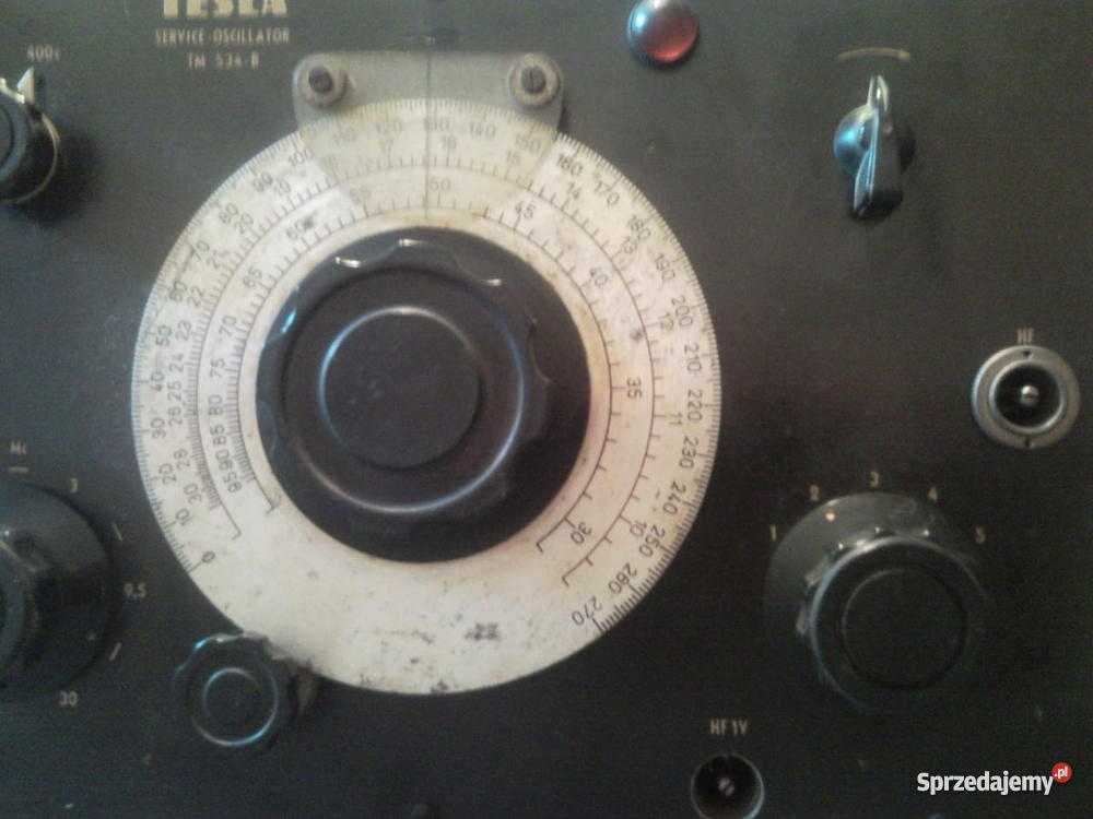 Urządzenie pomiarowe Tesla-534B.Oscylator z 1955r.