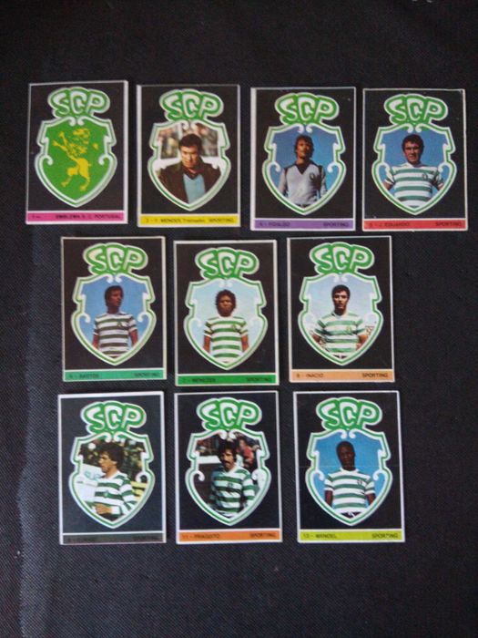Cromos Retirados do Sporting Futebol e Juventude 1980/81