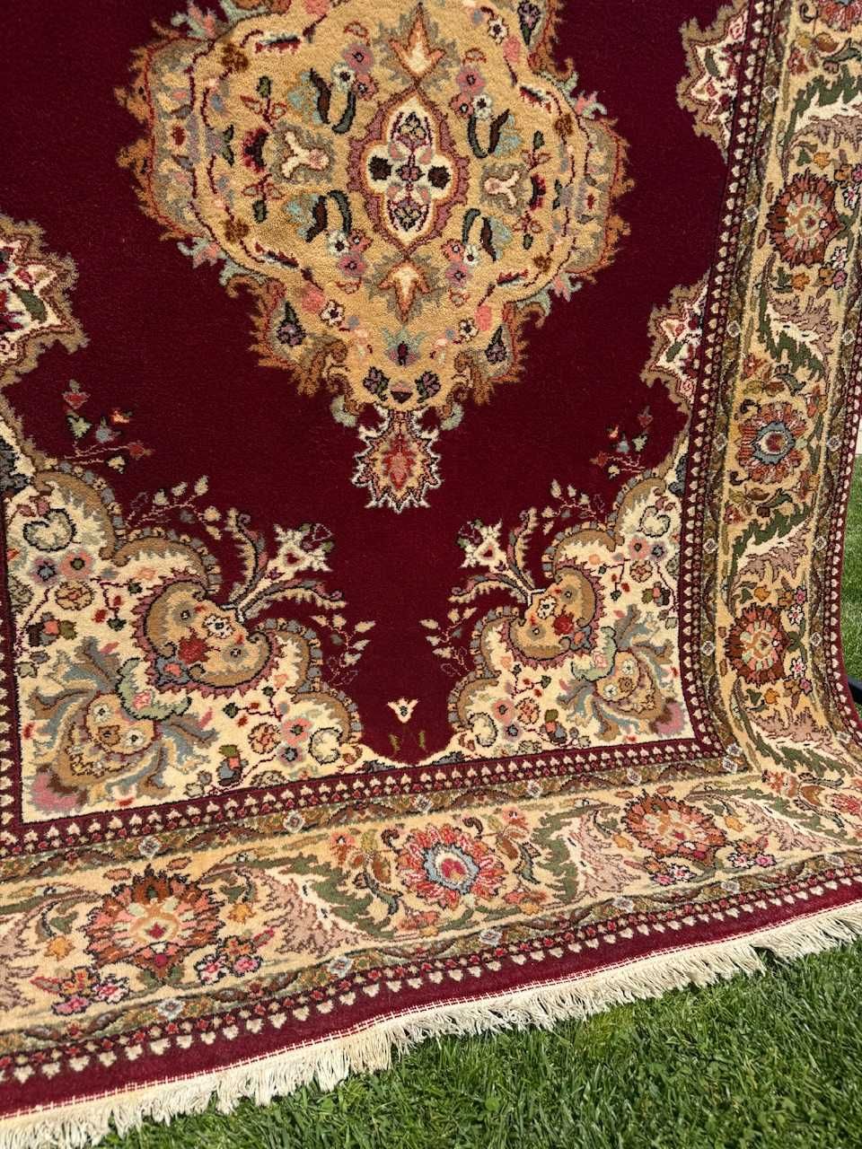 Dywan perski wełniany kaszmirowy Indo Tabriz 245x165 galeria 18 tyś