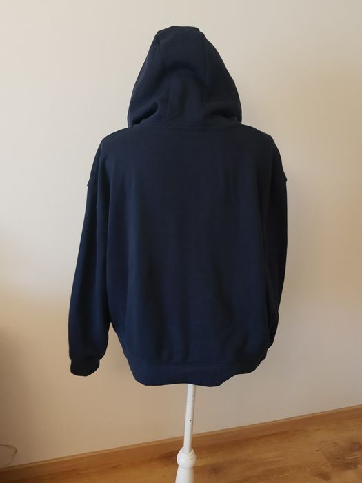 Bluza damska z kapturem krótka granatowa XL 42 44