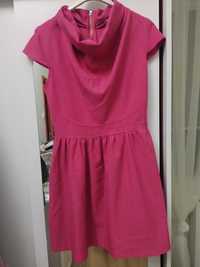 Sukienka różowa z  tyłu ekspres rozmiar s święta sylwester