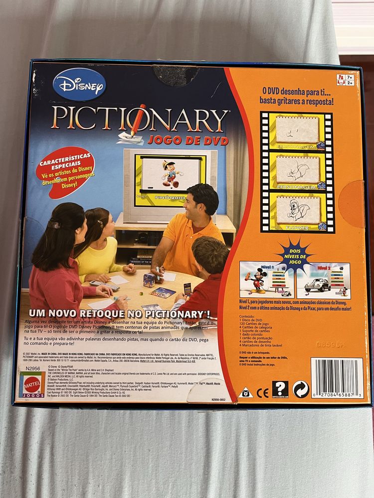 Jogo Pictionary DVD Disney