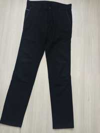 Czarne spodnie eleganckie męskie/młodzieżowe Vankel S)M
