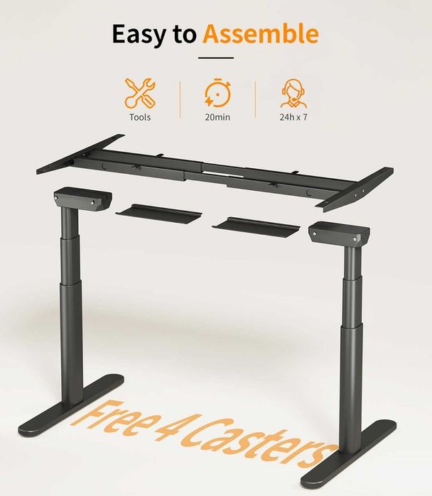 Nowy stelaż elektryczny/rama MAIDeSITe /konstrukcja/TH2 PRO PLUS !F19!