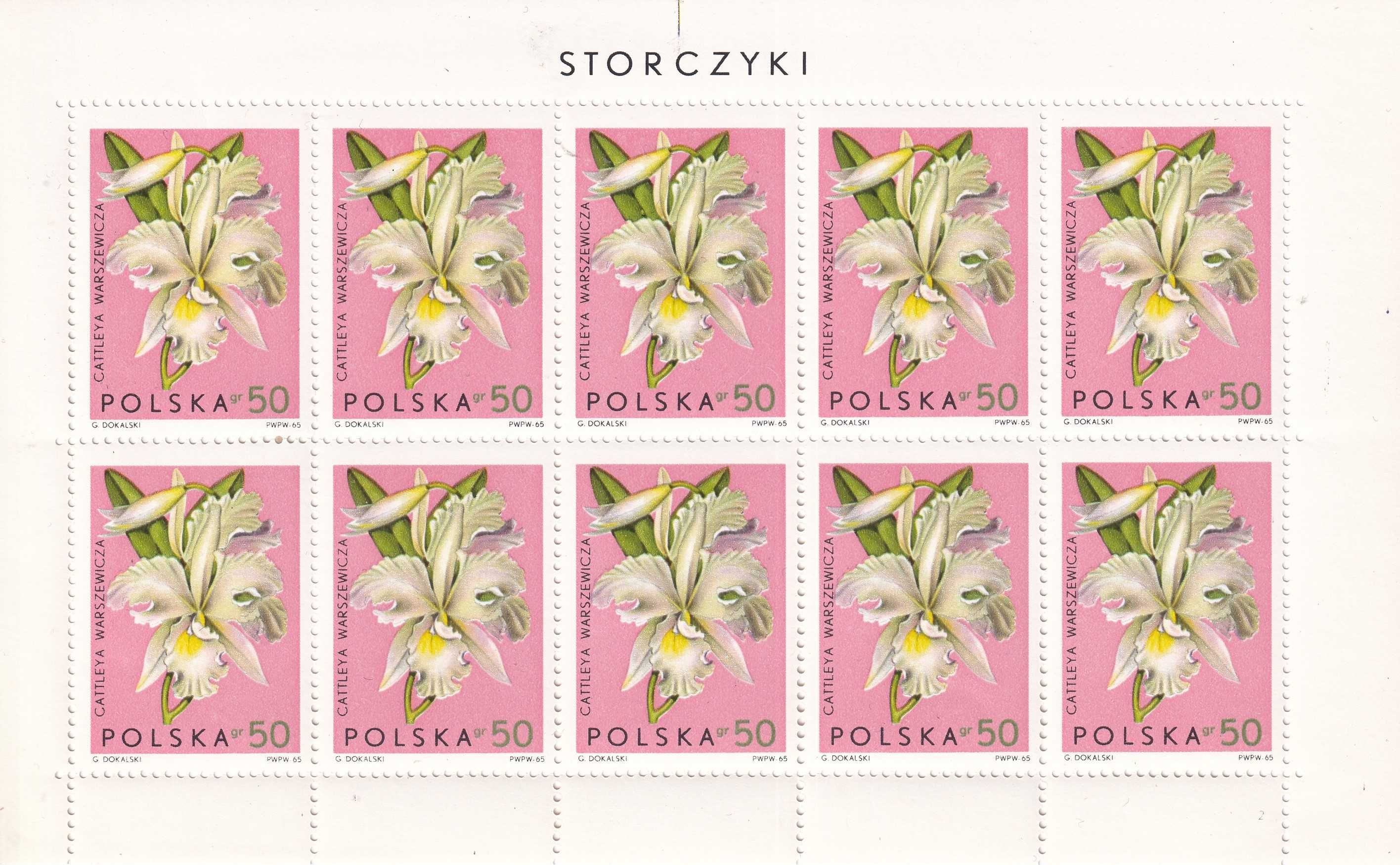 Polska 1965 arkusz fi.1466 cena 12,70 zł kat.30€
