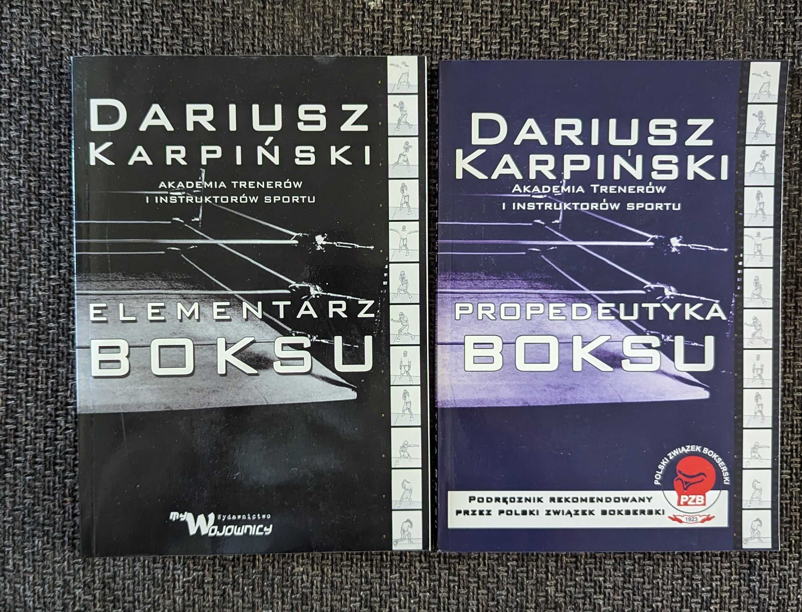 Propedeutyka boksu, Elementarz boksu, D. Karpiński, 2 książki