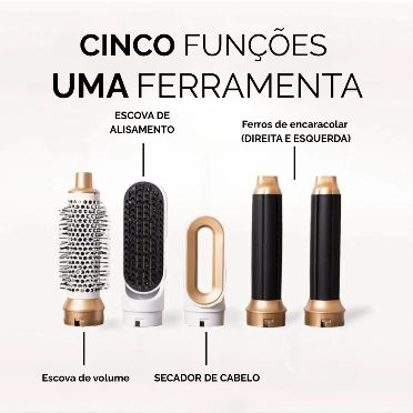 Modelador estilo Dyson 5 em 1 Novo Garantia