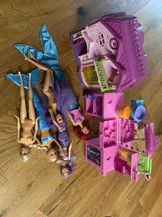 Domek dla lalek barbie lalk do zabawy
