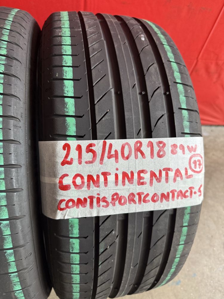 Pneus 215/40/18 Continental impecaveis