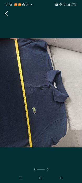 Koszulka polo granatowa rozmiar L ala lacoste