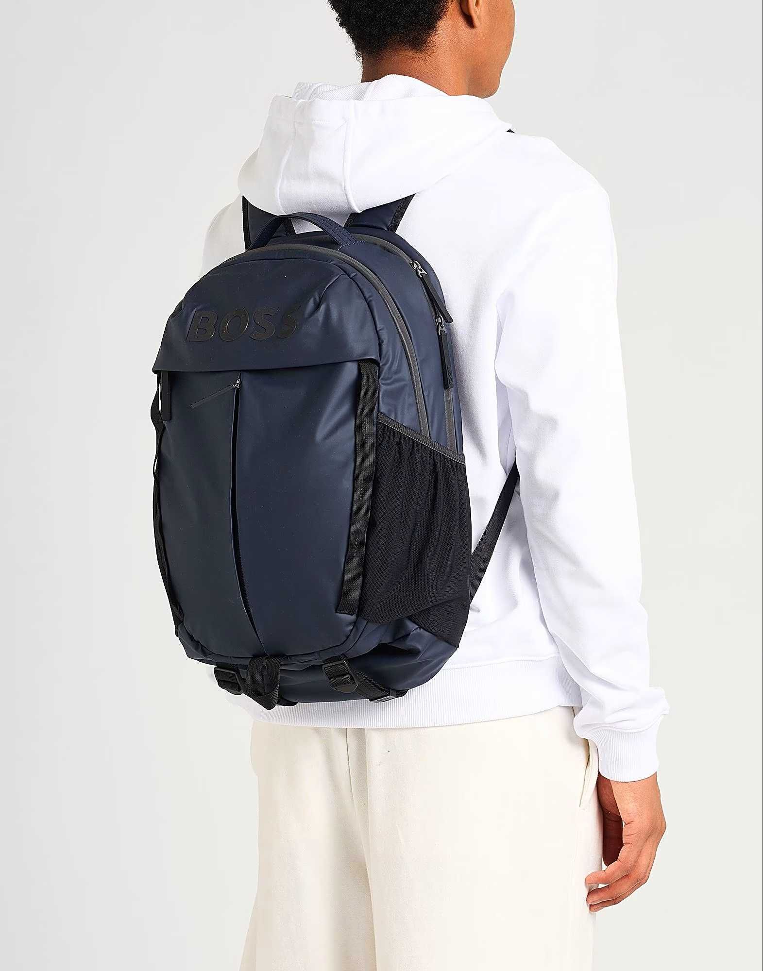 HUGO BOSS męski plecak pojemny Dark Blue NOWOŚĆ