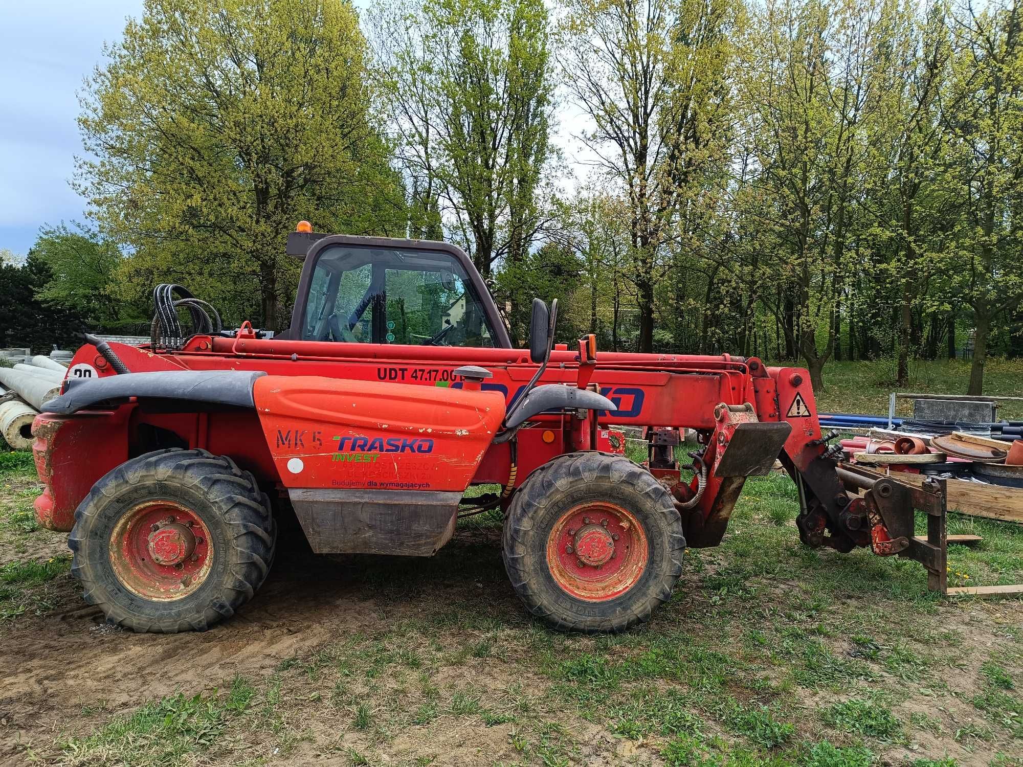 Manitou SRL AT 1330 SLT 2001 r, kosz, widły, łyżka