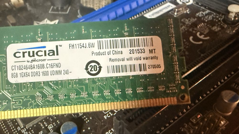 Комплект материнка з оперативною пам’яттю + процесор